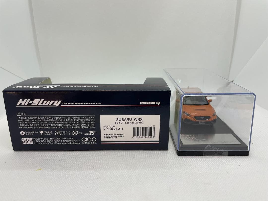 402-174 Hi-Story 1/43 スバル WRX S4 STI