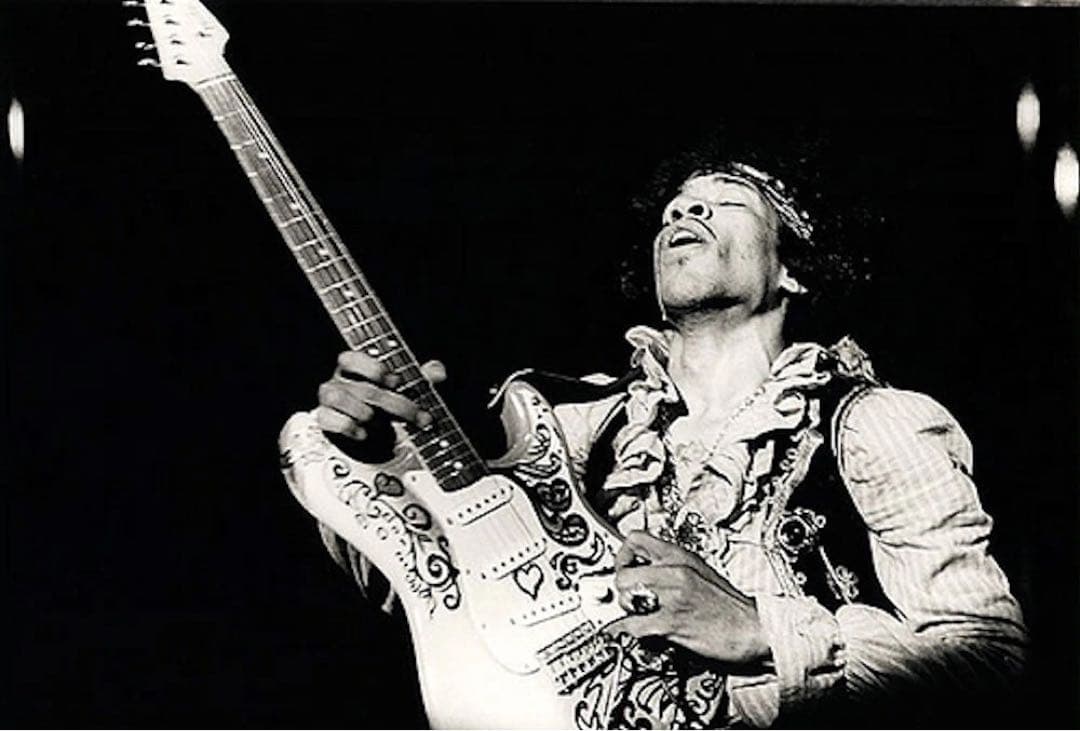 JIMI HENDRIX Fender Strat Monterey ミニチュア